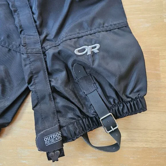 Outdoor Research Black Rocky Mountain High Gaiters, Womens L NWT - Picture 3 of 5